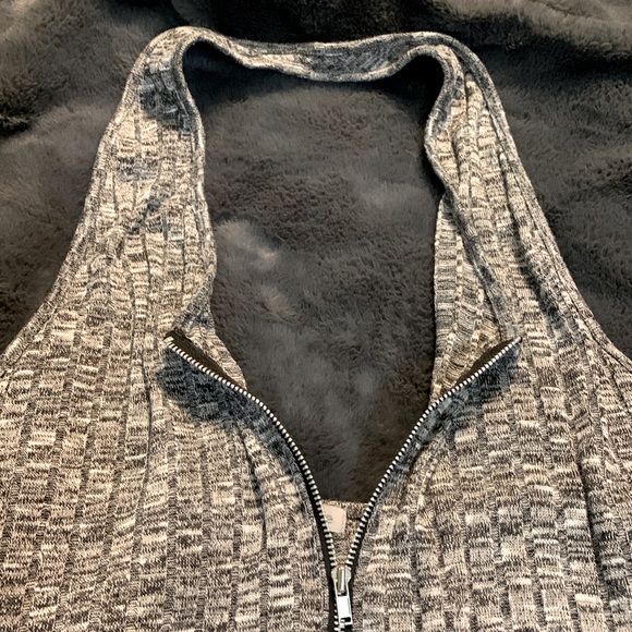 Charlotte Russe Body Suit Backless with Zip Front Size Large - Picture 4 of 6